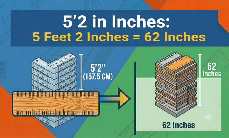 5’2 in inches