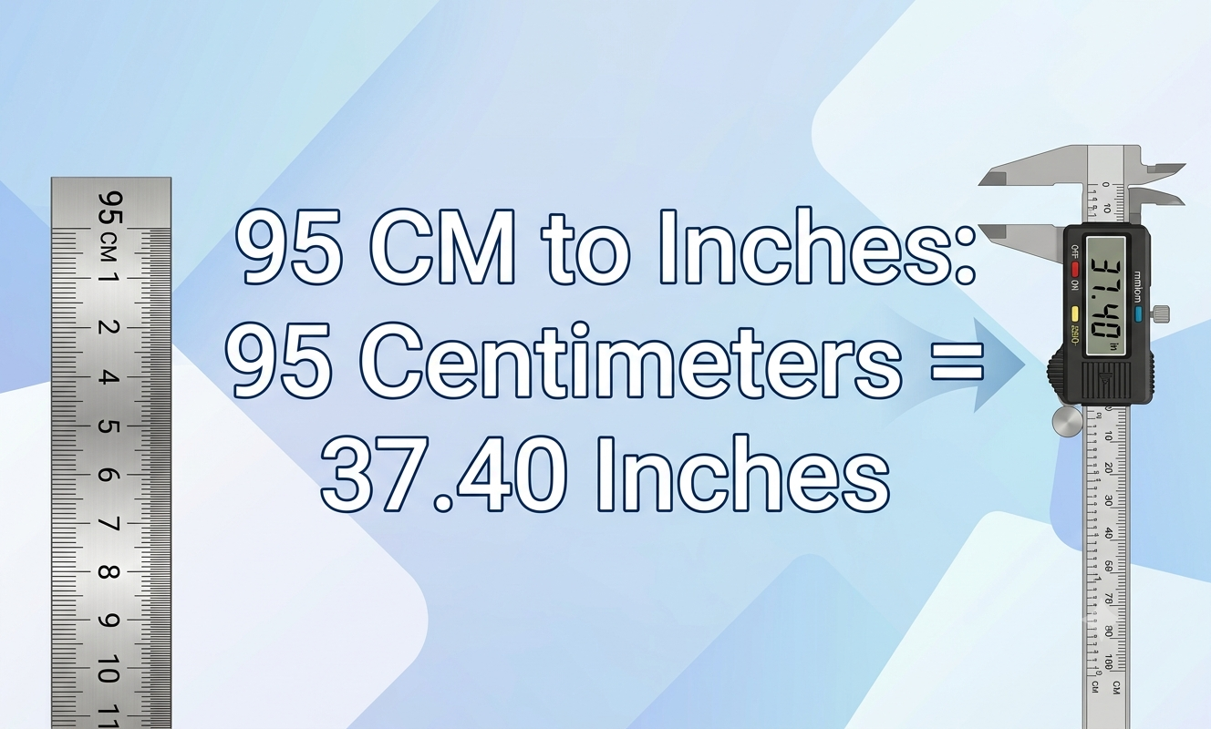95 cm to inches