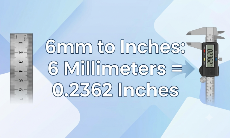 6mm to inches