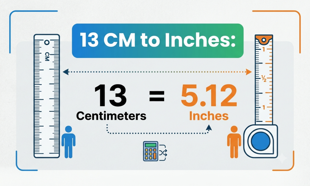 13cm to inches