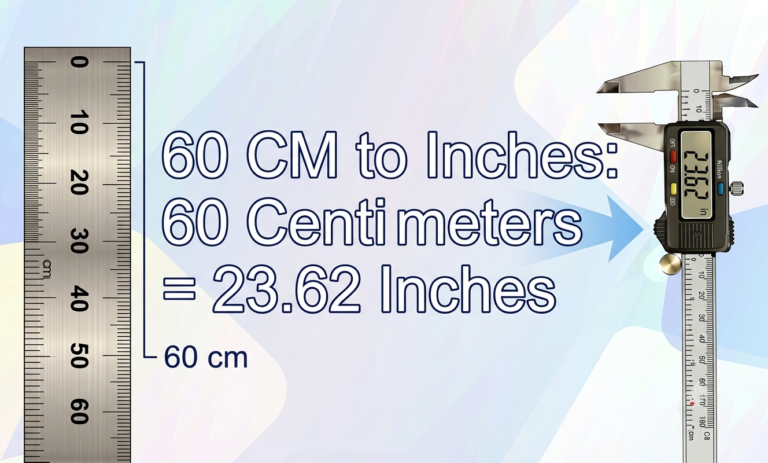 60 cm in inches