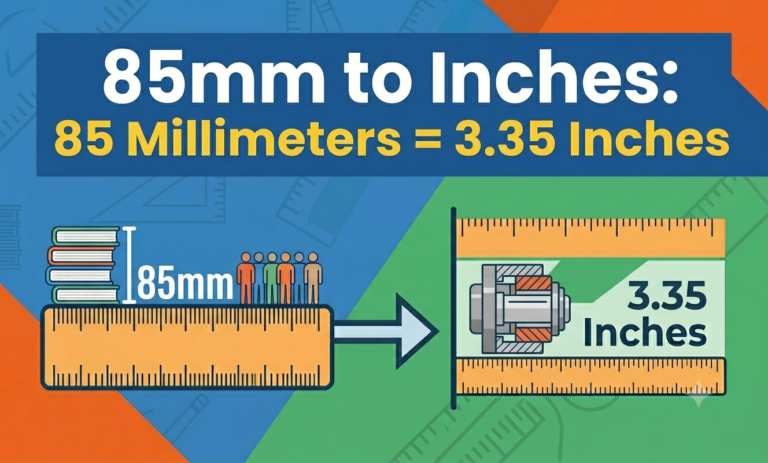 85mm to inches