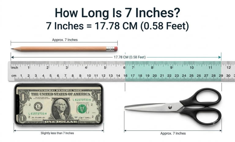 how long is 7 inches