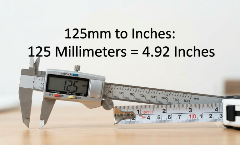 125mm to inches