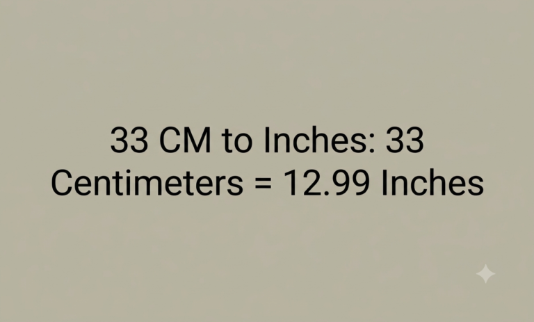 33cm in inches