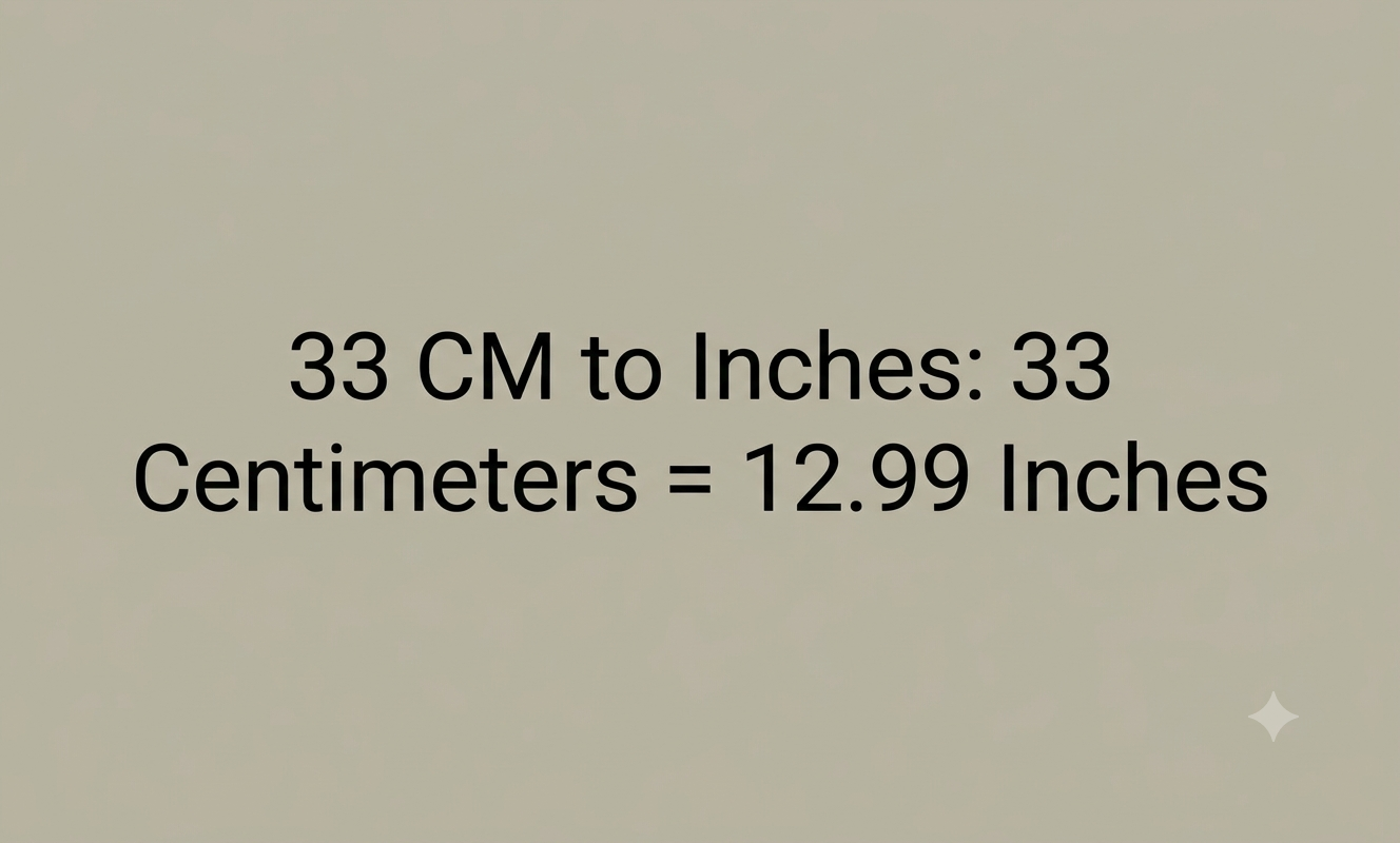 33cm in inches