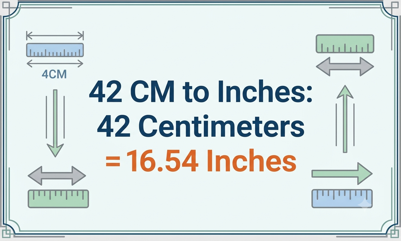 42cm in inches