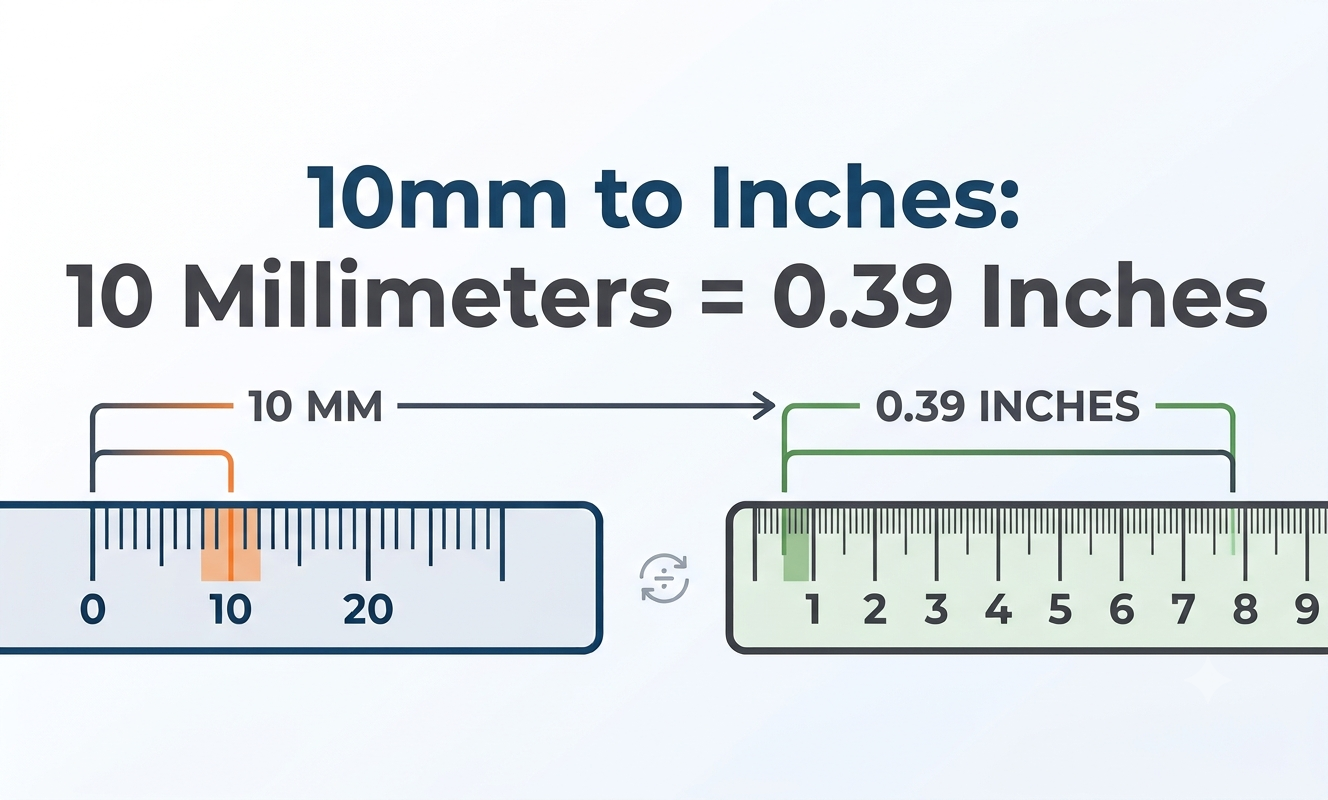 10mm in inches