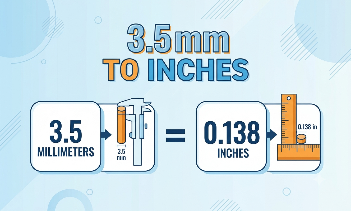 3.5mm to inches