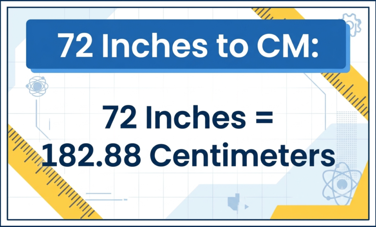 72 inches in cm