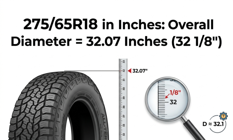 275/65r18 in inches