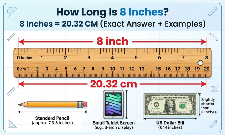 how long is 8 inches