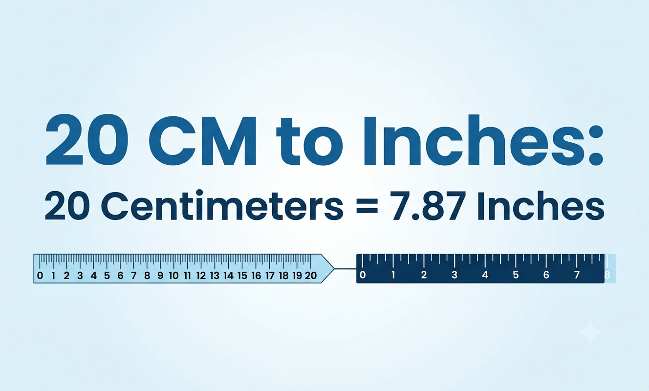 20 centimeters to inches