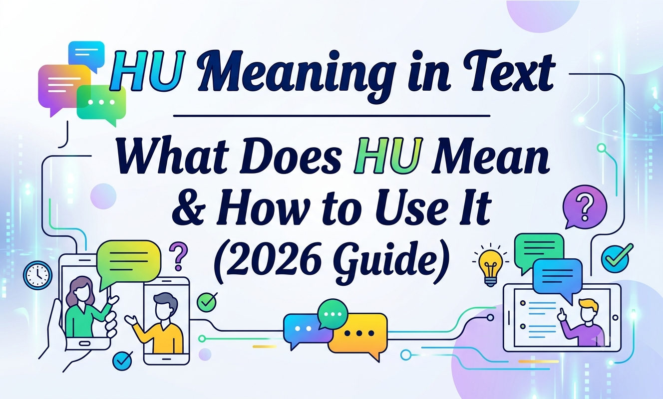 hu meaning in text