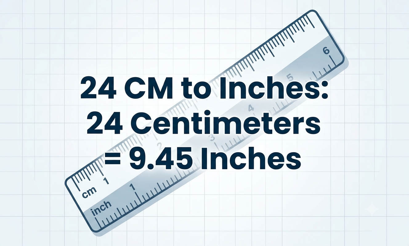 24cm to inches