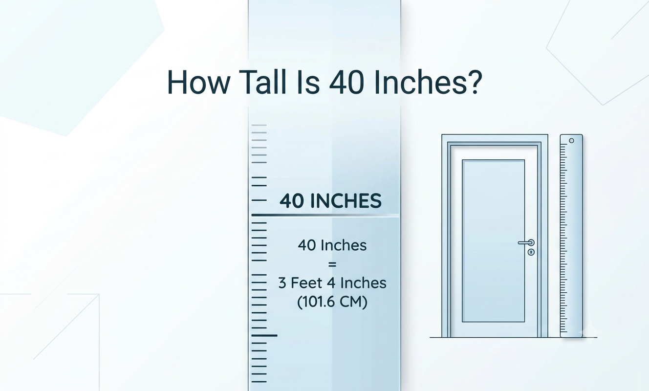 how tall is 40 inches