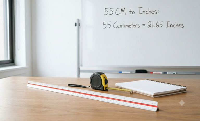 55cm to inches