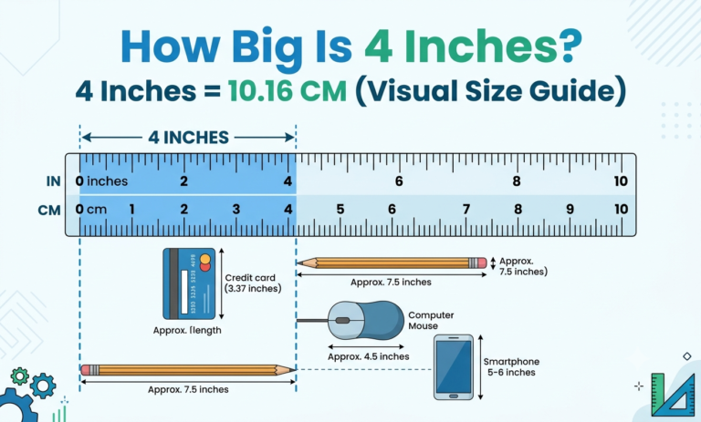 how big is 4 inches