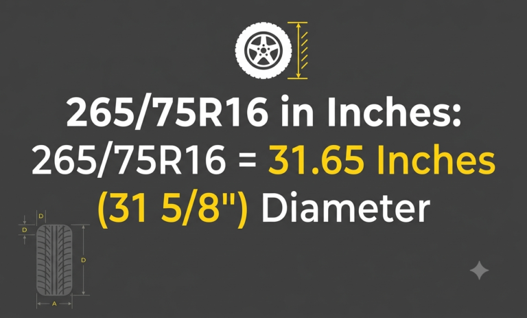265/75r16 in inches
