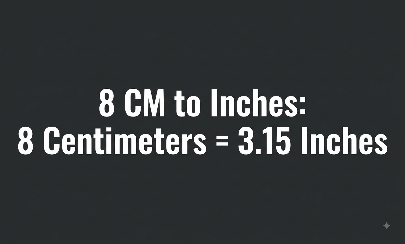 8cm in inches