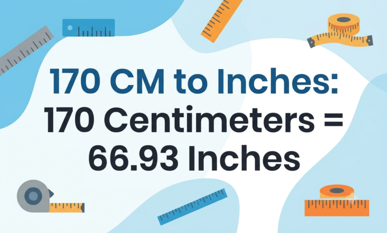 170 cm in inches