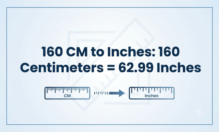 160 cm in inches