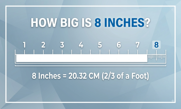 how big is 8 inches