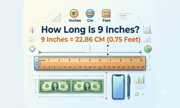 how long is 9 inches