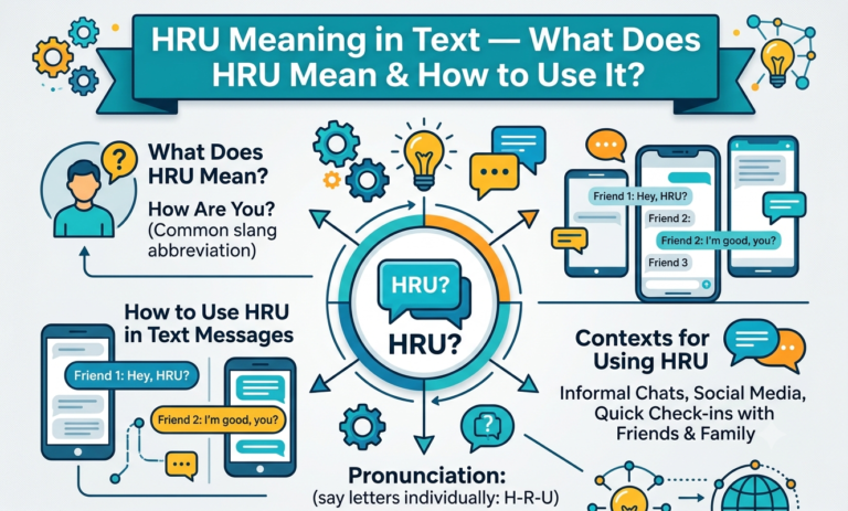 hru meaning in text