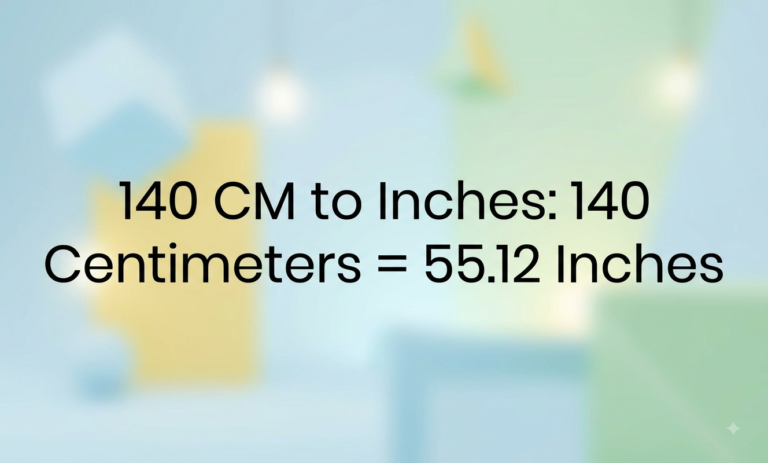 140cm in inches