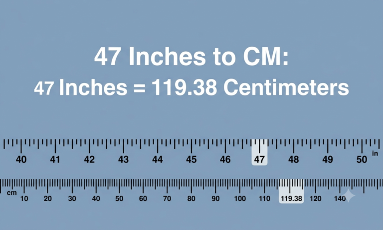47 inches in cm