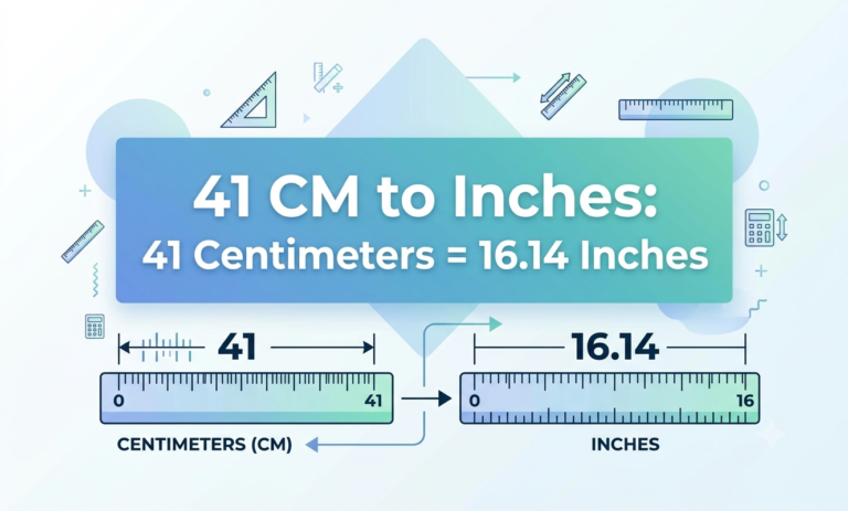 41cm to inches