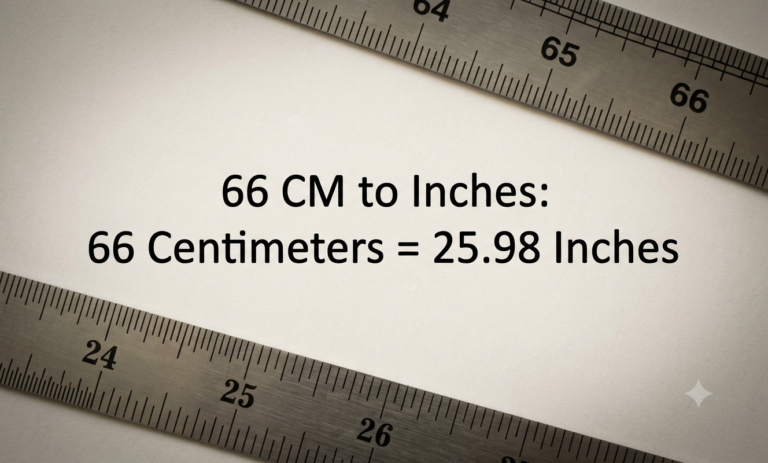 66 cm in inches