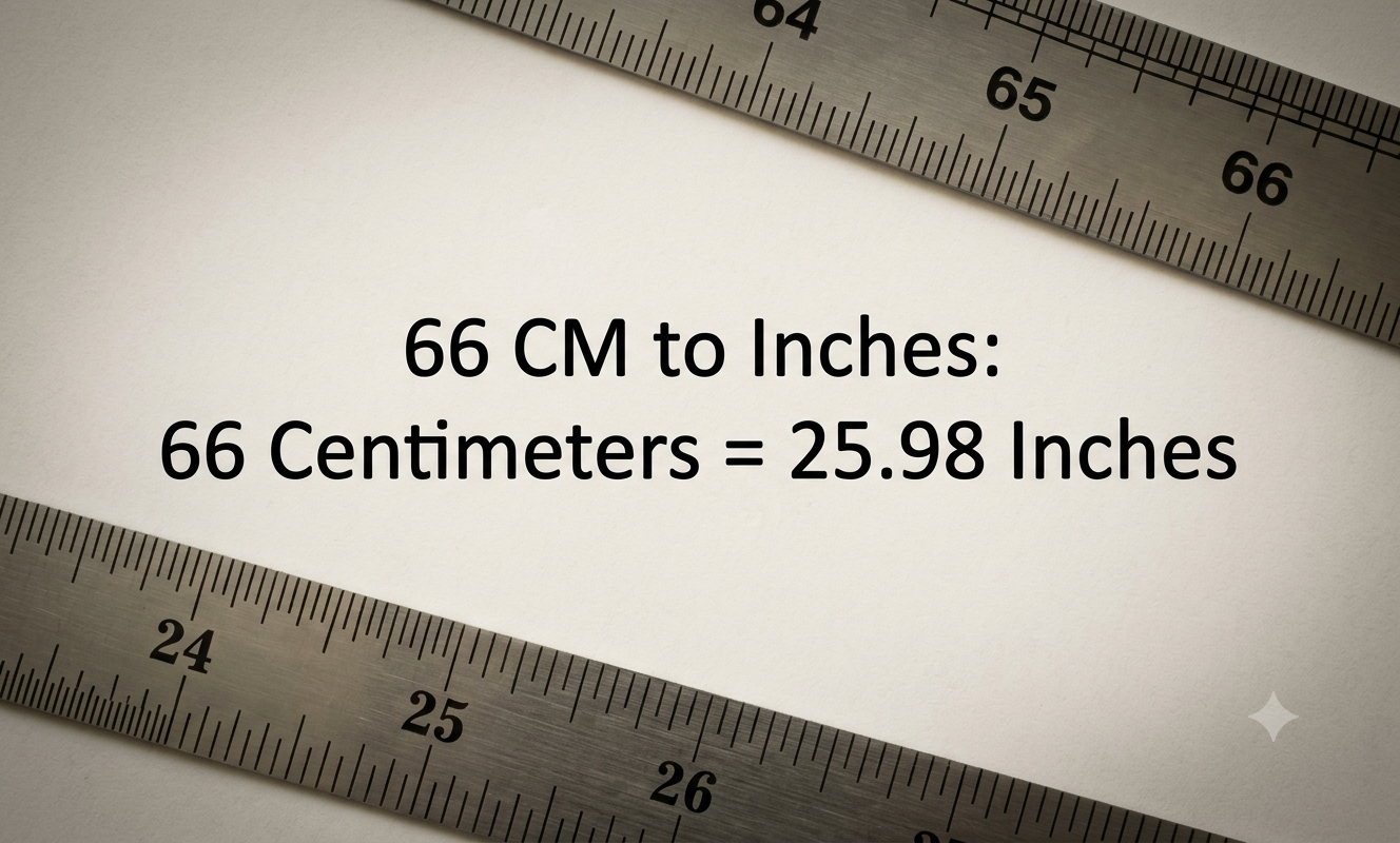 66 cm in inches