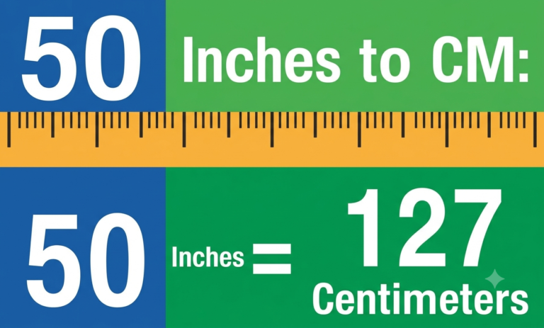 50 inches in cm