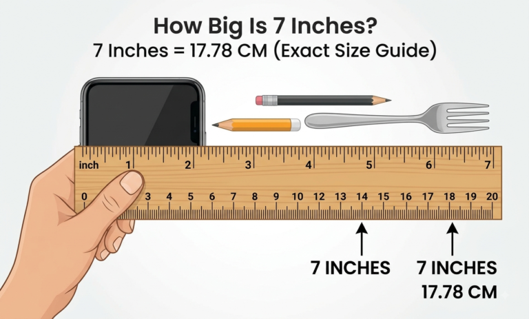 how big is 7 inches