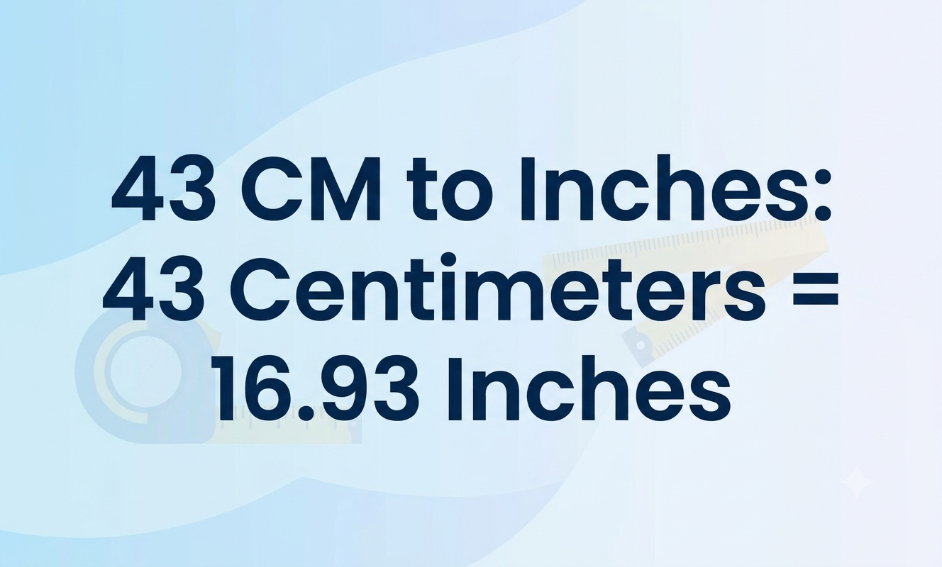 43cm in inches