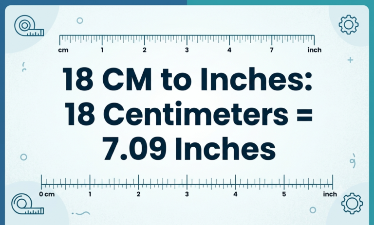how many inches is 18 cm