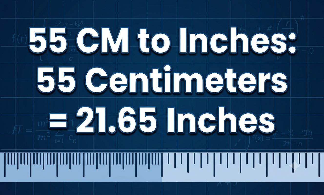 55cm in inches