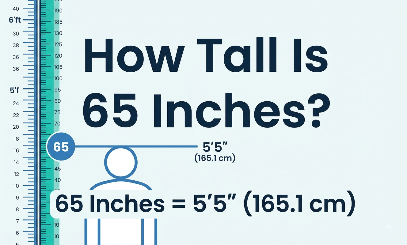 how tall is 65 inches