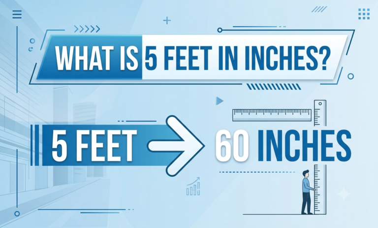 what is 5 feet in inches