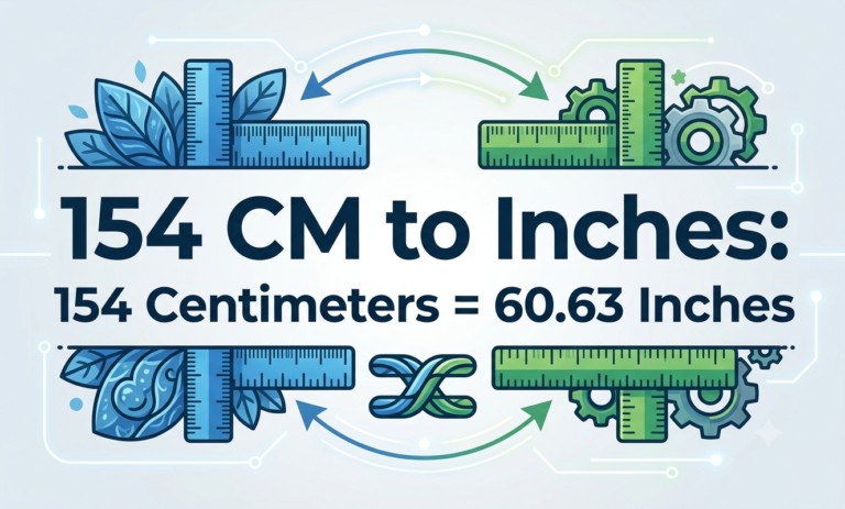 154 cm to inches