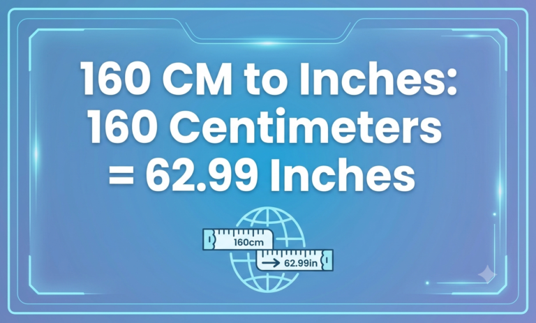 160cm in inches