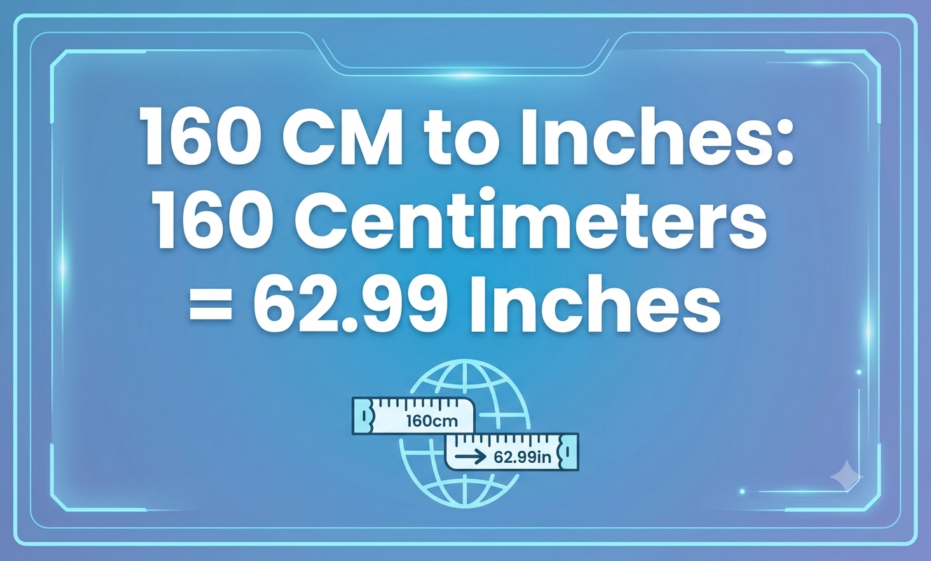 160cm in inches