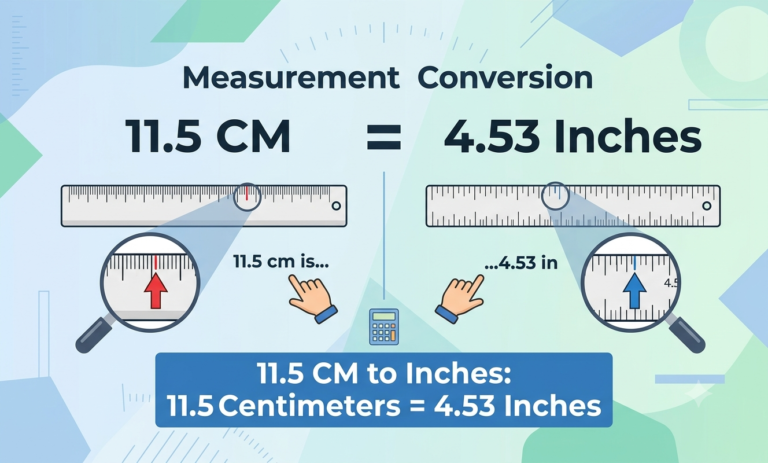 11.5 cm in inches