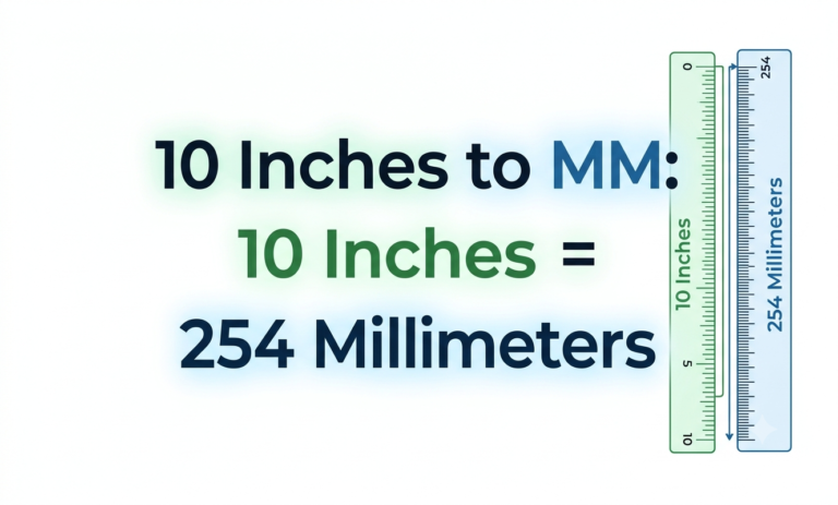 10 inches to mm
