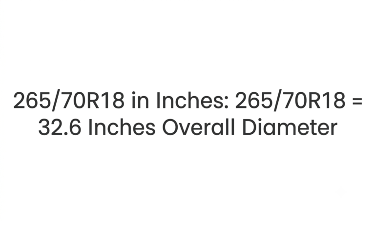 265/70r18 in inches